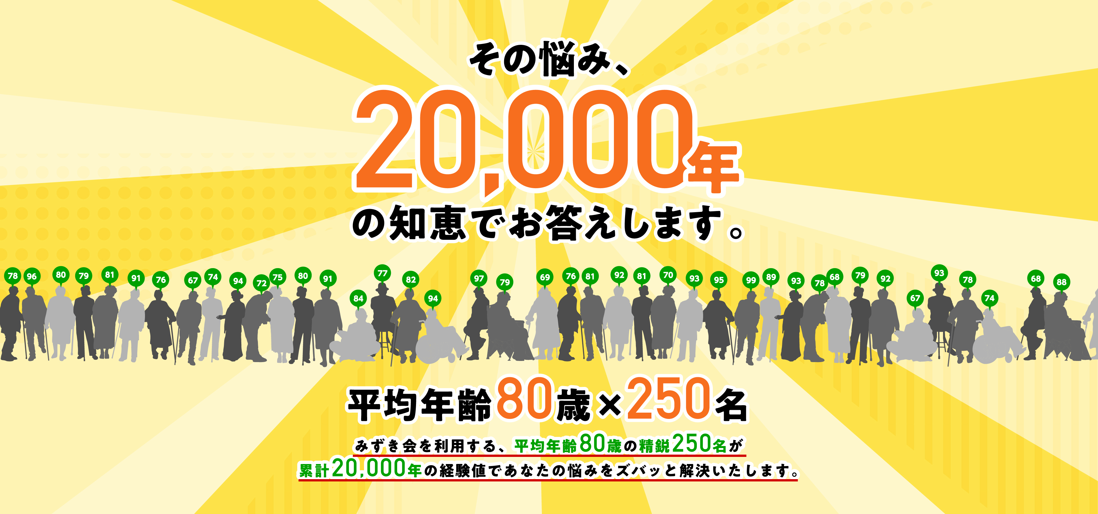 その悩み、20,000年の知恵でお答えします。