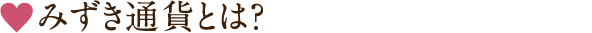 みずき通貨とは？
